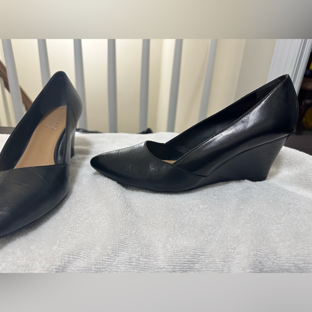 Franco Sarto wedge pumps like new
